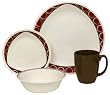 Corelle Livingware 16-Piece Dinnerware Set, Service for 4, Kitu