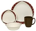 Corelle Livingware 16-Piece Dinnerware Set, Service for 4, Kitu