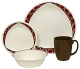 Corelle Livingware 16-Piece Dinnerware Set, Service for 4, Kitu