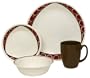 Corelle Livingware 16-Piece Dinnerware Set, Service for 4, Kitu