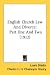 Book English Church Law And Divorce: Part One And Two (1912)