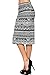 Women's Below the Knee Pencil Skirt for Office Wear - Made in USA