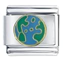 Circle Earth Gift Italian Charm