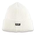 BOB-2 Strickm�tze Thinsulate Fleecefutter Winterm�tze M�tze Wollm�tze mit Futter Herrenm�tze Skim�tze Snowboardm�tze Damenm�tze Beanie Herren Damen schwarz wei� (wollwei�) dunkelgrau