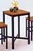 Black/ OakBar Table