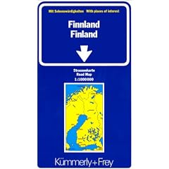 Carte routi�re et touristique : Finlande