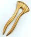 5 inch Hair Fork Ursula Style Natural Zebrawood
