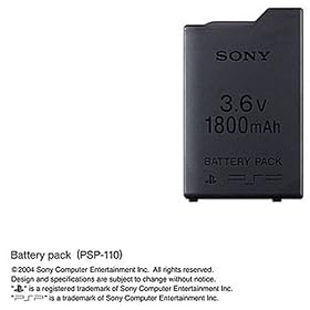 PSP ��p�o�b�e���[�p�b�N (PSP-1000�V���[�Y��p)