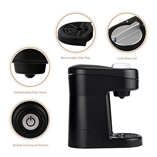 (아마존) Aicok Travel Size Keurig Compatible KCup Coffeemaker 24