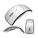 2.4GHz USB Wireless Cordless Optical Mouse Mice For PC Laptop (.Silver Foldable)
