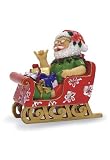 HAWAIIAN SHAKA SANTA SLEIGH RIDE ORNAMENT