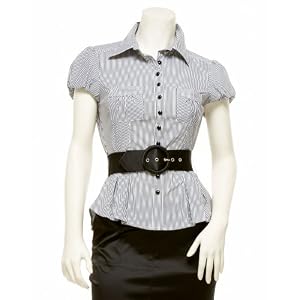 Buy 2b Striped Button Down Shirt by bebe