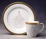 Noritake Crestwood Gold Holiday Accent Plates Set of 4