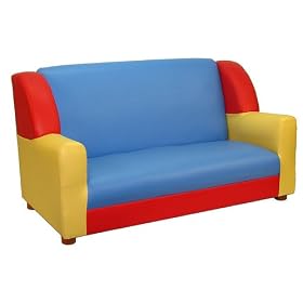 Elite VIP Sofa- Blue by Fantasy Furniture