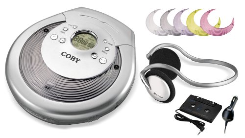 Electronics: COBY CX CD646 Super Slim CD Player with 60 SECOND Asp and Car Kit