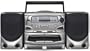 Koss HG856B Portable CD/ Cassette/ Boom Box With Remote