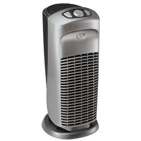 Hunter 30730 Quietflo HEPA Small-Tower, Three-Speed Air Purifier with Ionizer