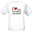 I LOVE THE CAYMAN ISLANDS - Country-series - White T-shirt