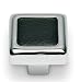 Atlas Homewares 3149-BL 1-1/4-Inch Paradigm Collection Paradigm Cabinet Knob, Black Leather Image