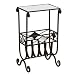 Diamond-Mirror Magazine Rack