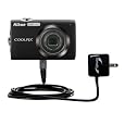 Rapid Wall Home AC Charger for the Nikon Coolpix S3000 - uses Gomadic TipExchange Technology