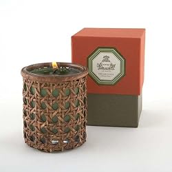 Agraria Candle with Cane Holder Riviera Pear
