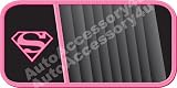 Supergirl Shield Design 10 CD Visor Organizer