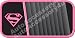 Supergirl Shield Design 10 CD Visor Organizer