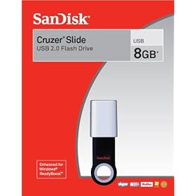 SanDisk SDCZ12-8192-A11B Cruzer Slide 8 GB USB Drive