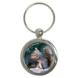 Squirrel Key Chain (Round)