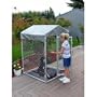 Lucky Dog 4-by-4-by-6 Foot CL64410 Hi-Rise Chain-Link Deck/Patio Kennel