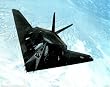 F117-A Stealth Fighter (In Air) Art Poster Print - 13x19