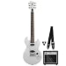 First Act 222 Designer Electric Guitar Pack - White (AL222)