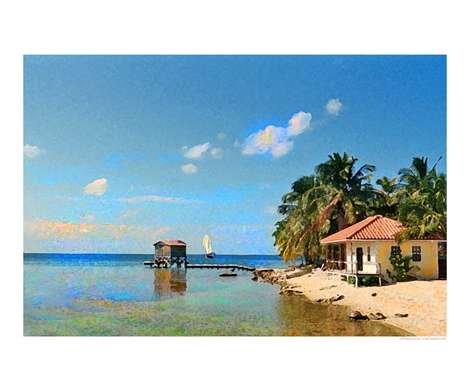 Costa Rica Scenic Giclee Poster Print by Raenette Franklin, 24x20