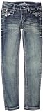 41FRSOl2XsL. SL160  Almost Famous Girls 7 16 Skinny Jean, Indigo, 12