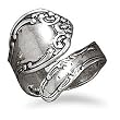 Floral Spoon Ring - Adjustable Size
