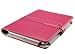 M-Edge Prodigy Genuine Leather Kindle Jacket with Hinge (Fits 6" Display, Latest Generation Kindle), Pebbled Fuchsia