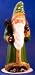 Schaller Paper Mache Green Santa