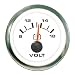Teleflex White Premier Pro Instrument - Voltmeter (8-18 VDC)