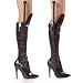 Sadie: 5 Inch Heel Knee Boot With Whip