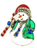 Snowman Pin by Judith Jack