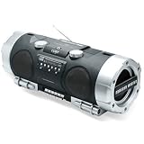 Buy CD Boom Box with AM FM Cassette and Powered Woofer  by Coby