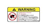 BMW Alpina B6 No Bull, Warning decal, sticker