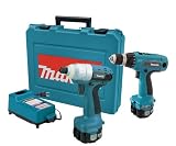 Makita 6980FDWDEX 12-Volt Cordless NiMH Impact Driver Kit with 6217D Drill