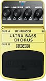 Behringer BUC400 Ultra Bass Chorus Ultimate Bass Chorus Effects Pedal