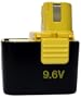 Panasonic EY9086B 9.6-Volt 1.2 Amp Hour NiCad Short Stem Pod Style Battery