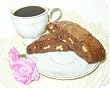 8 pieces Milk Chocolate Frosted CHOCOLATE BROWNIE Biscotti