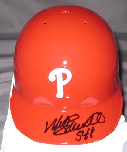 Mike Schmidt Autographed/Hand Signed Phillies Mini Helmet