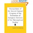 Transactions of the Second Annual Congress of the Federation of European Sections of the Theosophical Society