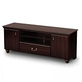 Noble Collection TV Stand (Dark Mahogany) (23.25"H x 59.3"W x 17"D)
